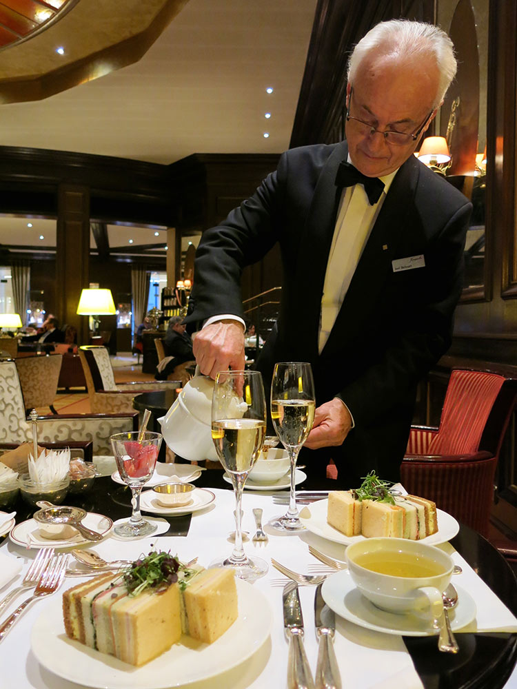 Tea Time at Hotel Kempinski, served by Tea Master Joel Belouet